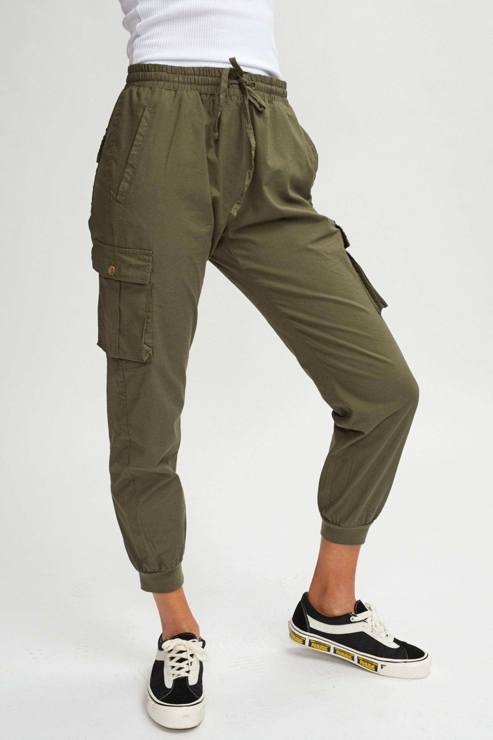 Olive Cargo Pants – Ande Andrea